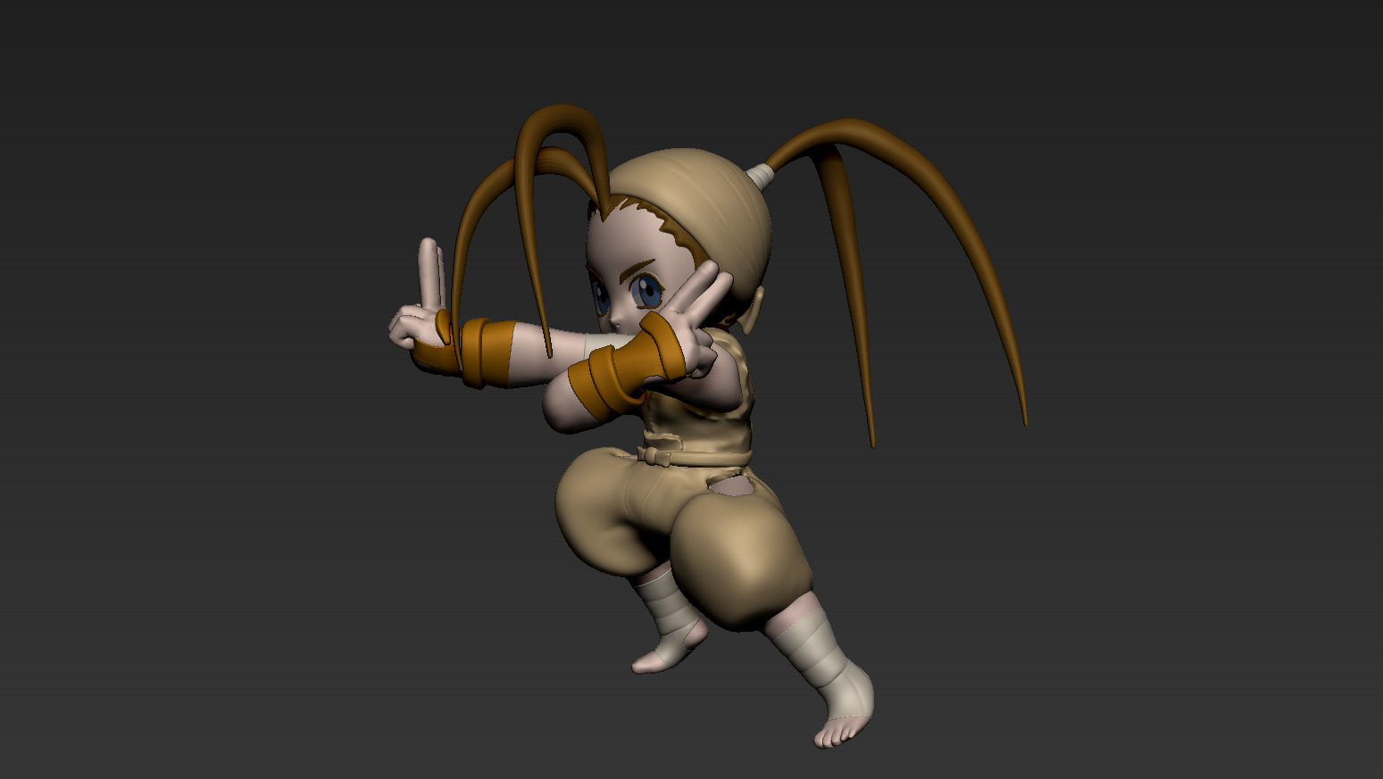 Ibuki - Super Gem Fighter Mini Mix Style 3D print model_2