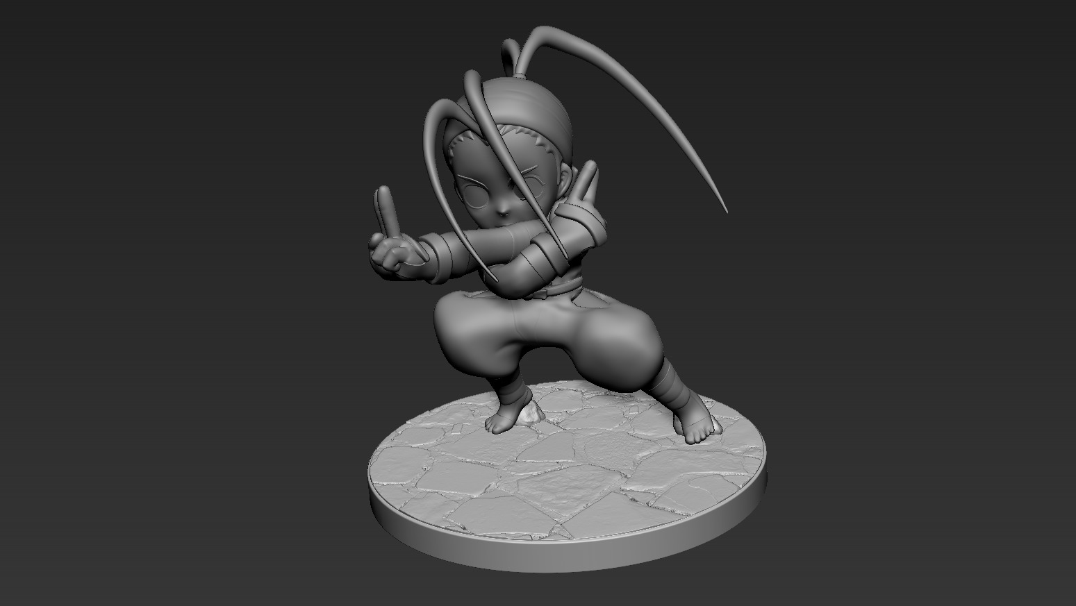 Ibuki - Super Gem Fighter Mini Mix Style 3D print model_7