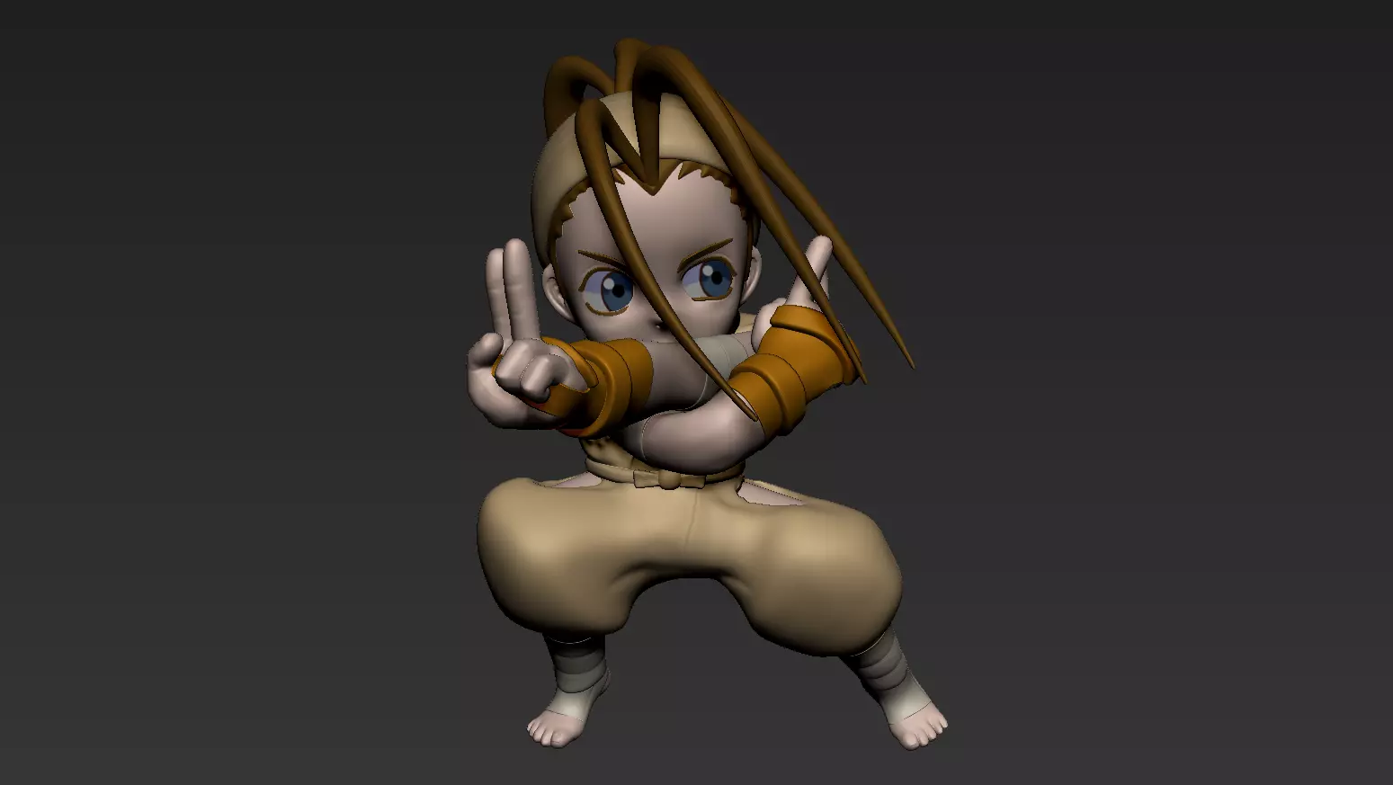 Ibuki - Super Gem Fighter Mini Mix Style 3D print model_0