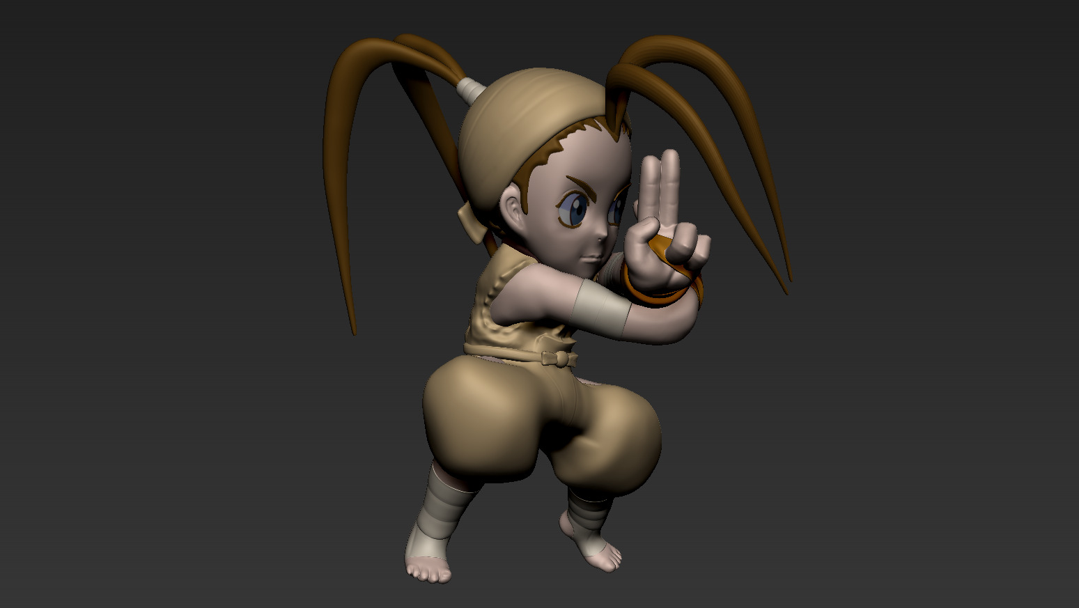 Ibuki - Super Gem Fighter Mini Mix Style 3D print model_3