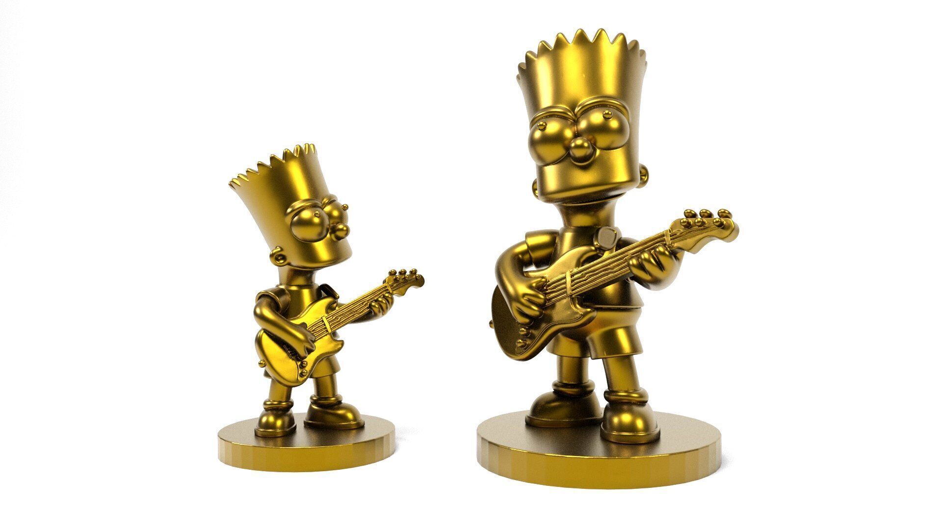 Bart Simpson 3 3D print model_8