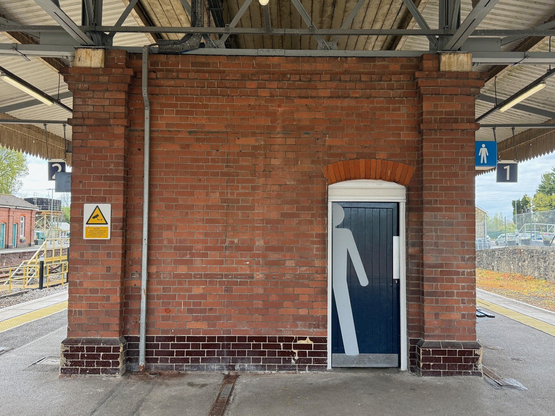 Model Railway Island Platform Building V1 3D print model_16