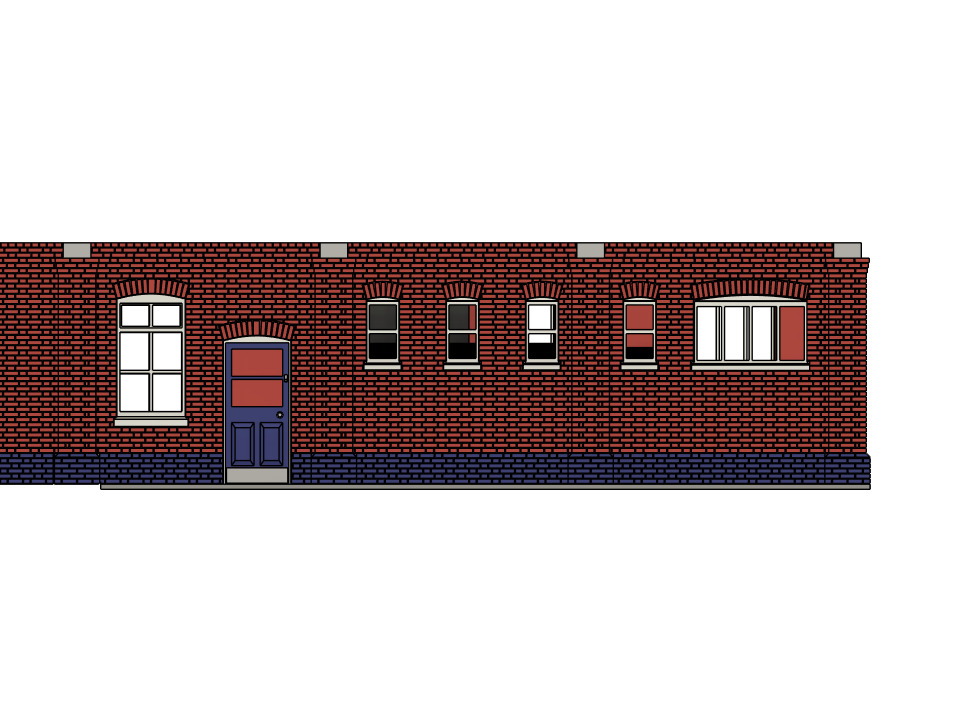 Model Railway Island Platform Building V1 3D print model_21