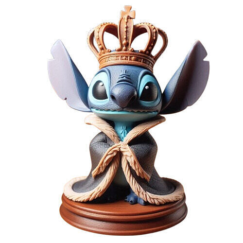 King Stitch  The Mischievous Monarch 3D print model