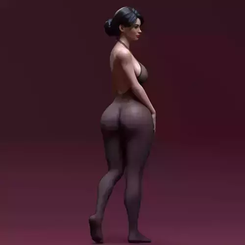 Realistic Female Character Free low-poly 3D model