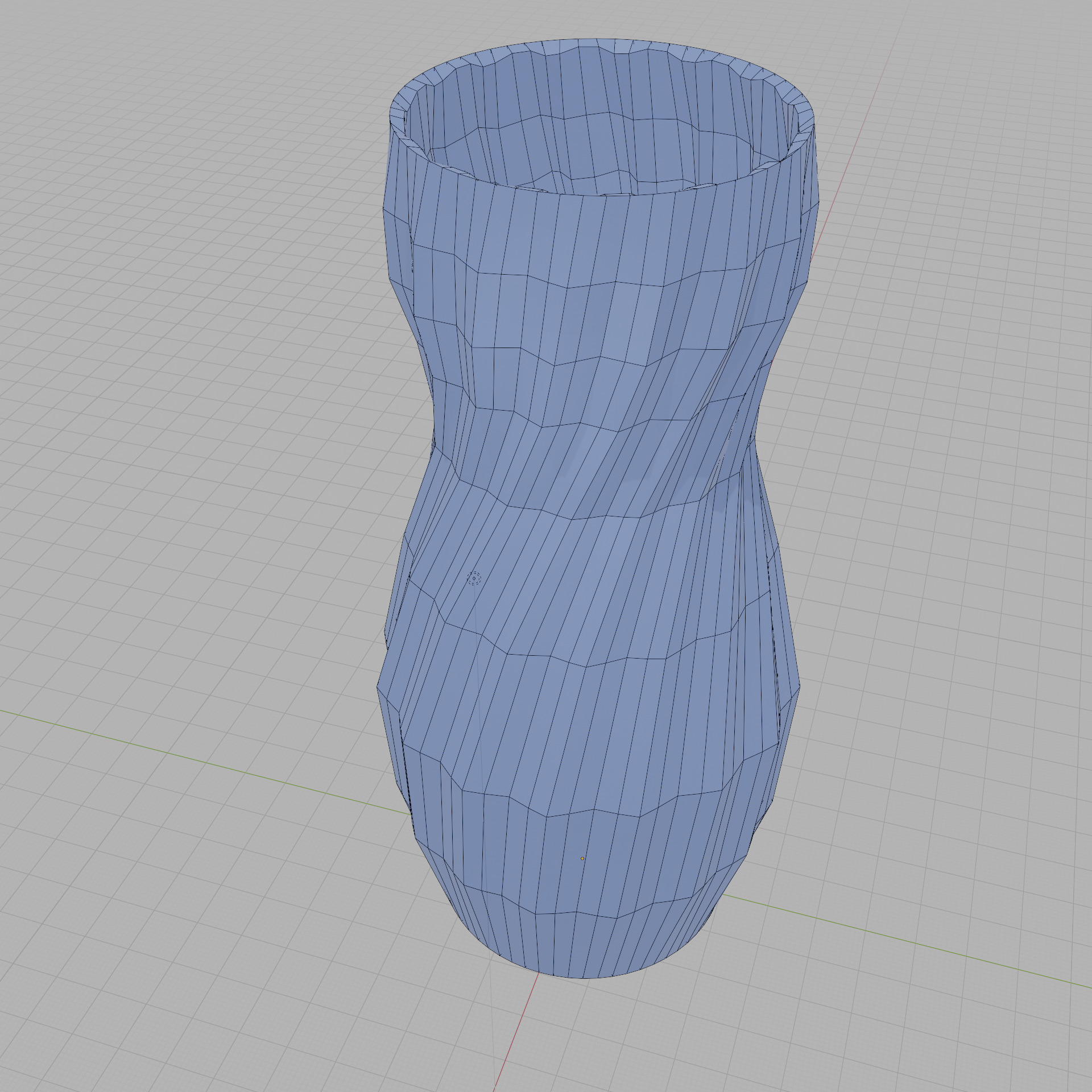 Faceted Hourglass Vase 3D Printable Files 3D print model_3