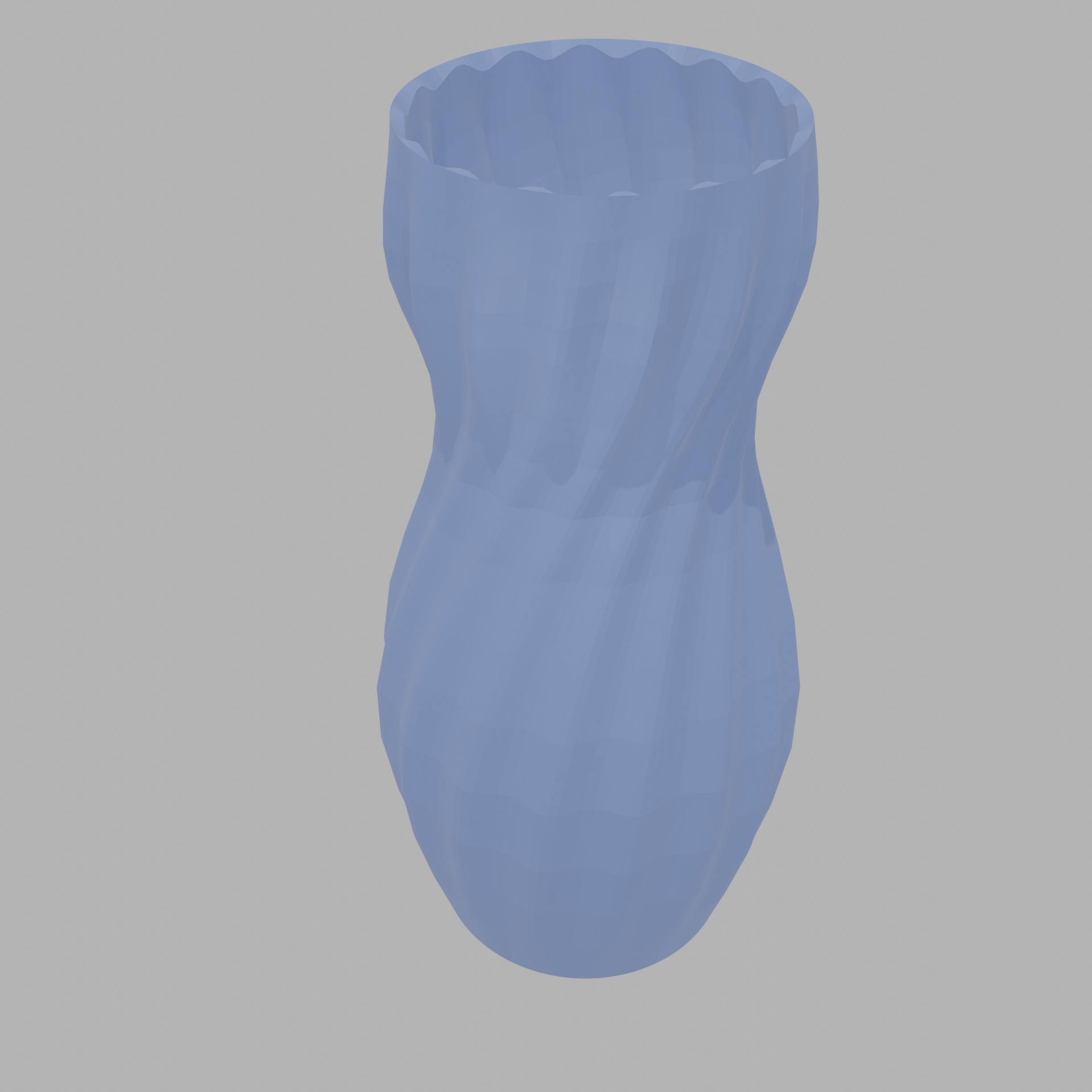 Faceted Hourglass Vase 3D Printable Files 3D print model_6