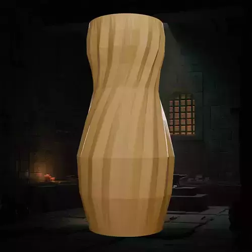 Faceted Hourglass Vase 3D Printable Files