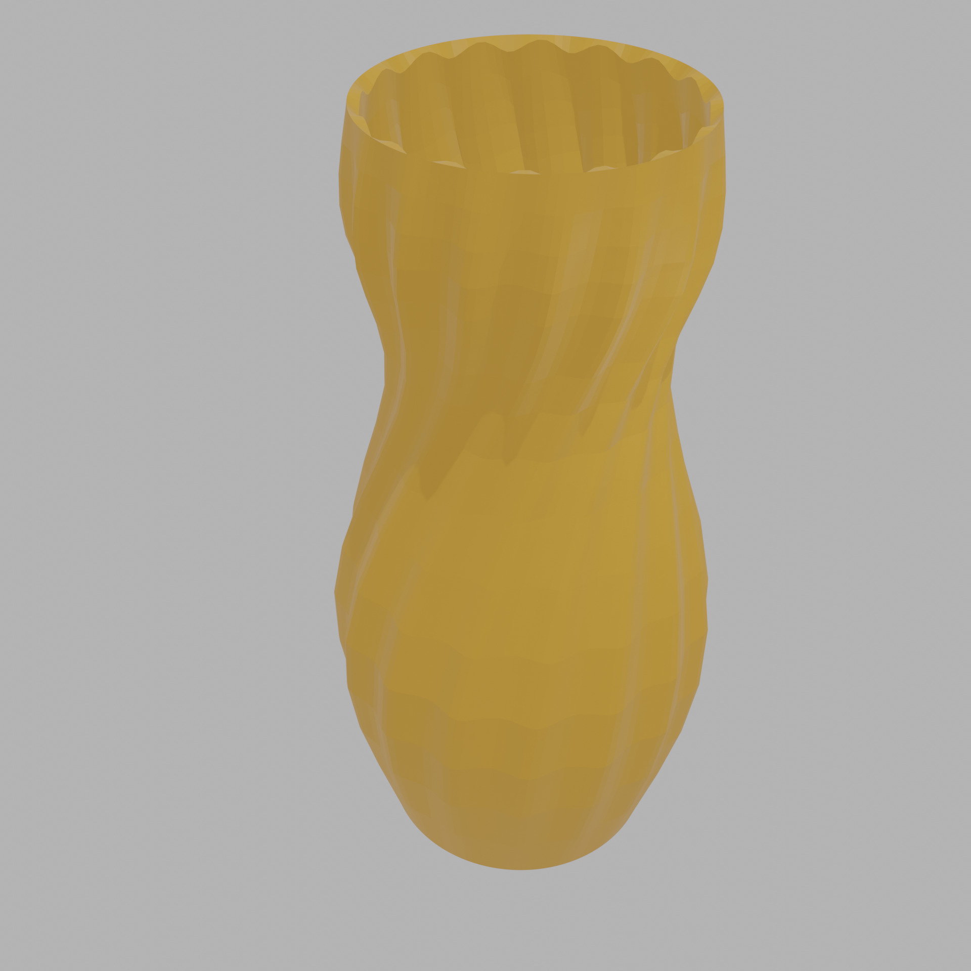 Faceted Hourglass Vase 3D Printable Files 3D print model_2
