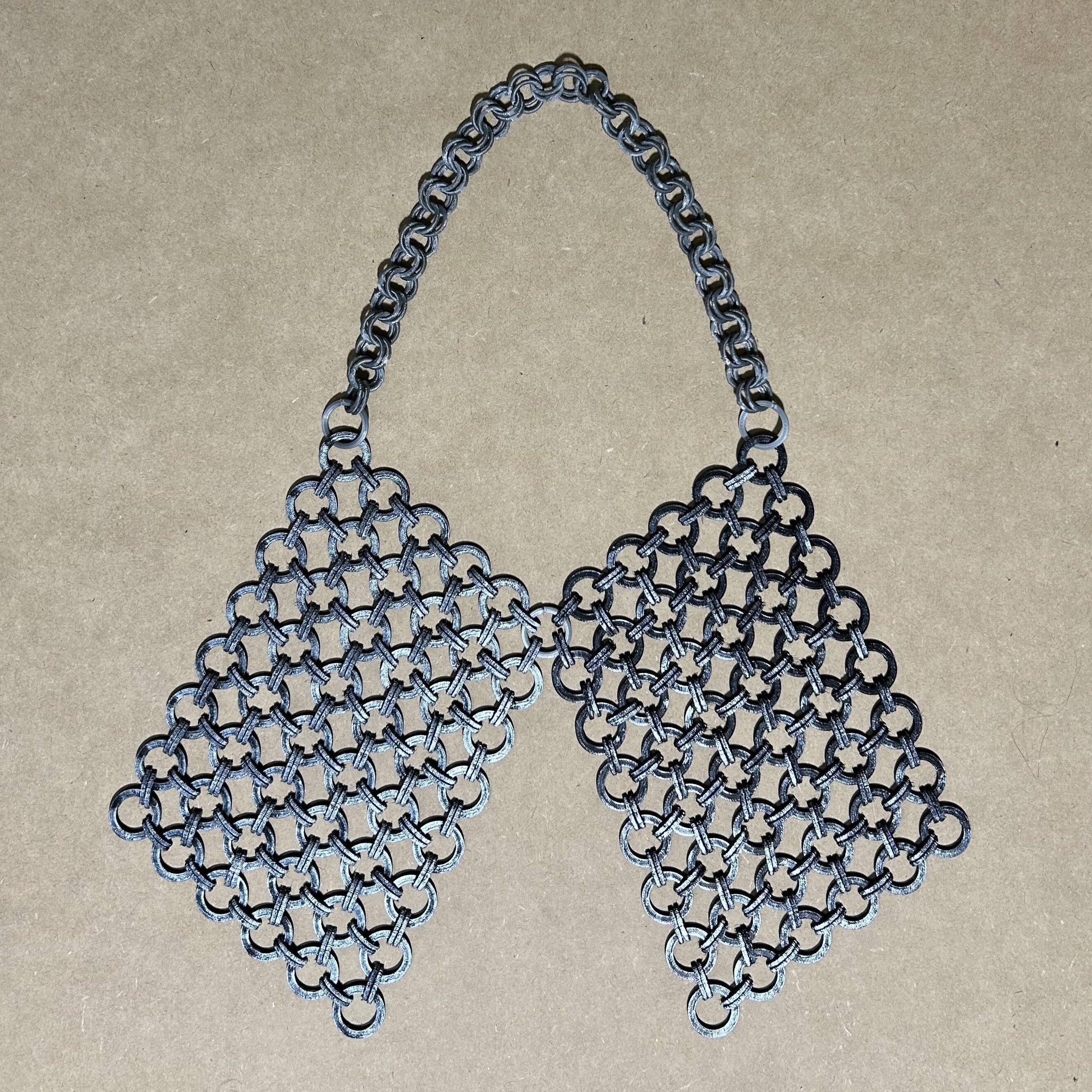 Japanese 8in2 Chainmail Lingerie Top 3D print model_7