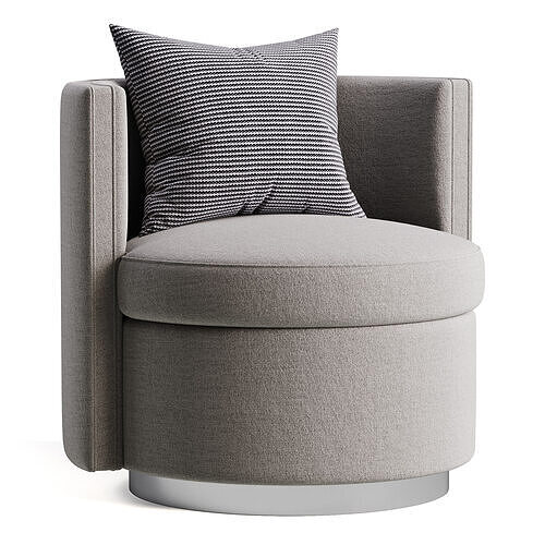 Swivel Chair Amanda 3D model 3