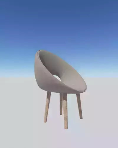 Modern 3D Chair Model 