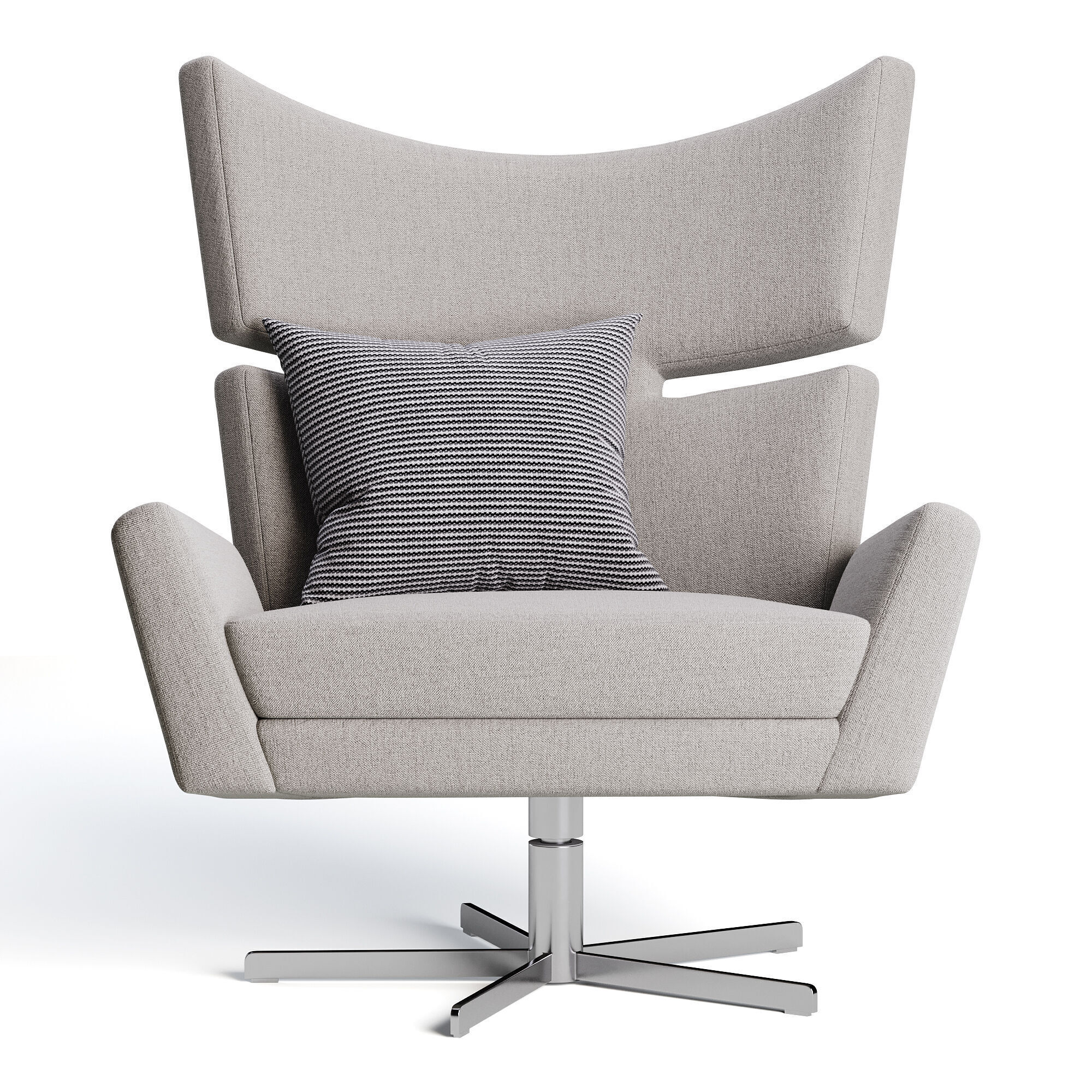 Swivel Chair Eduardo 3D model_3