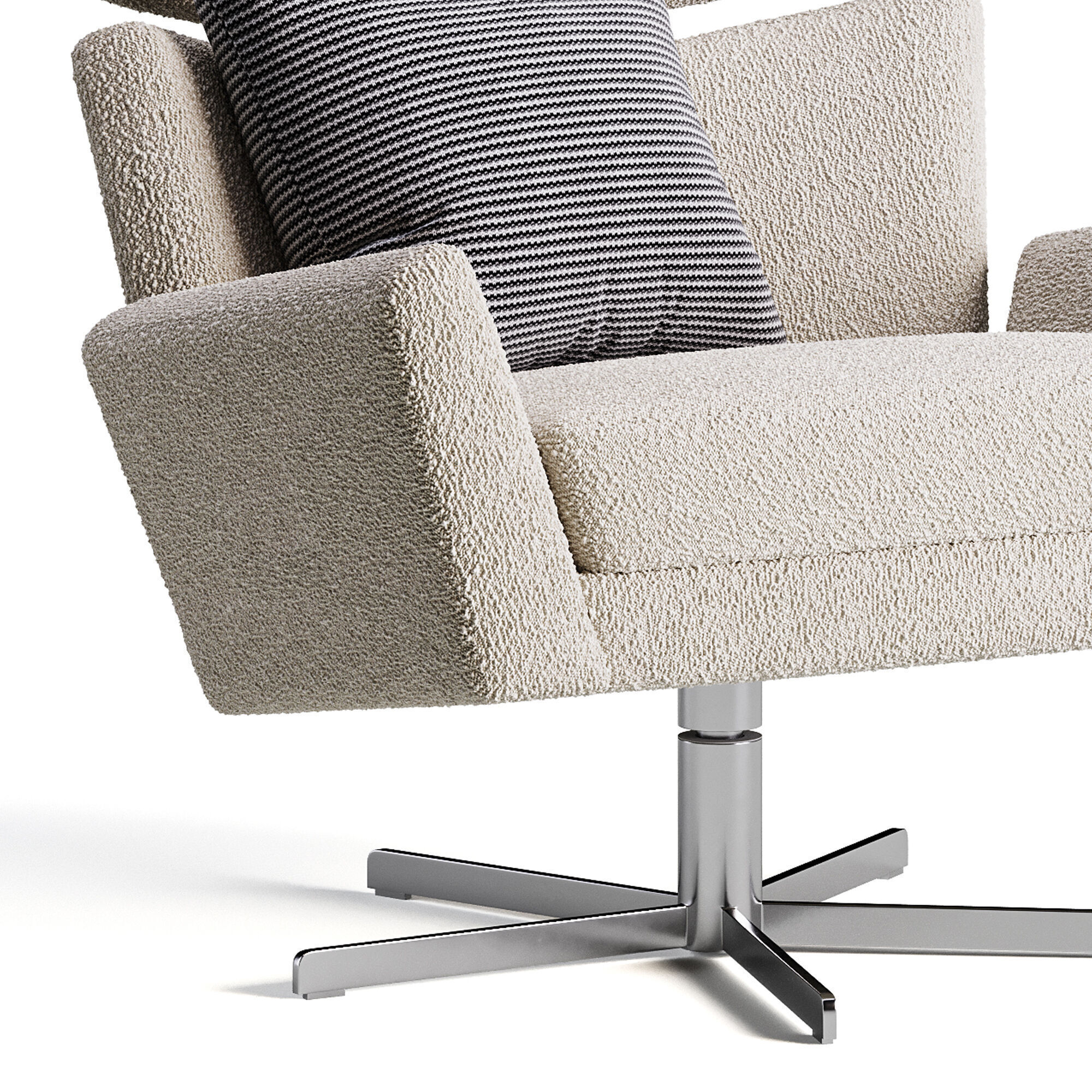 Swivel Chair Eduardo 3D model_12