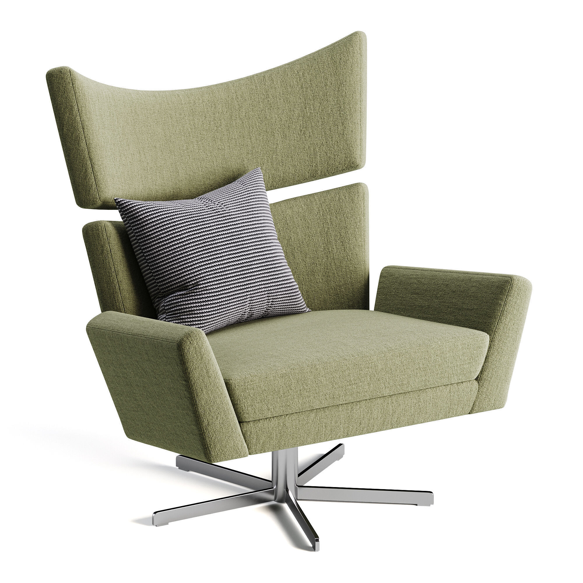 Swivel Chair Eduardo 3D model_4