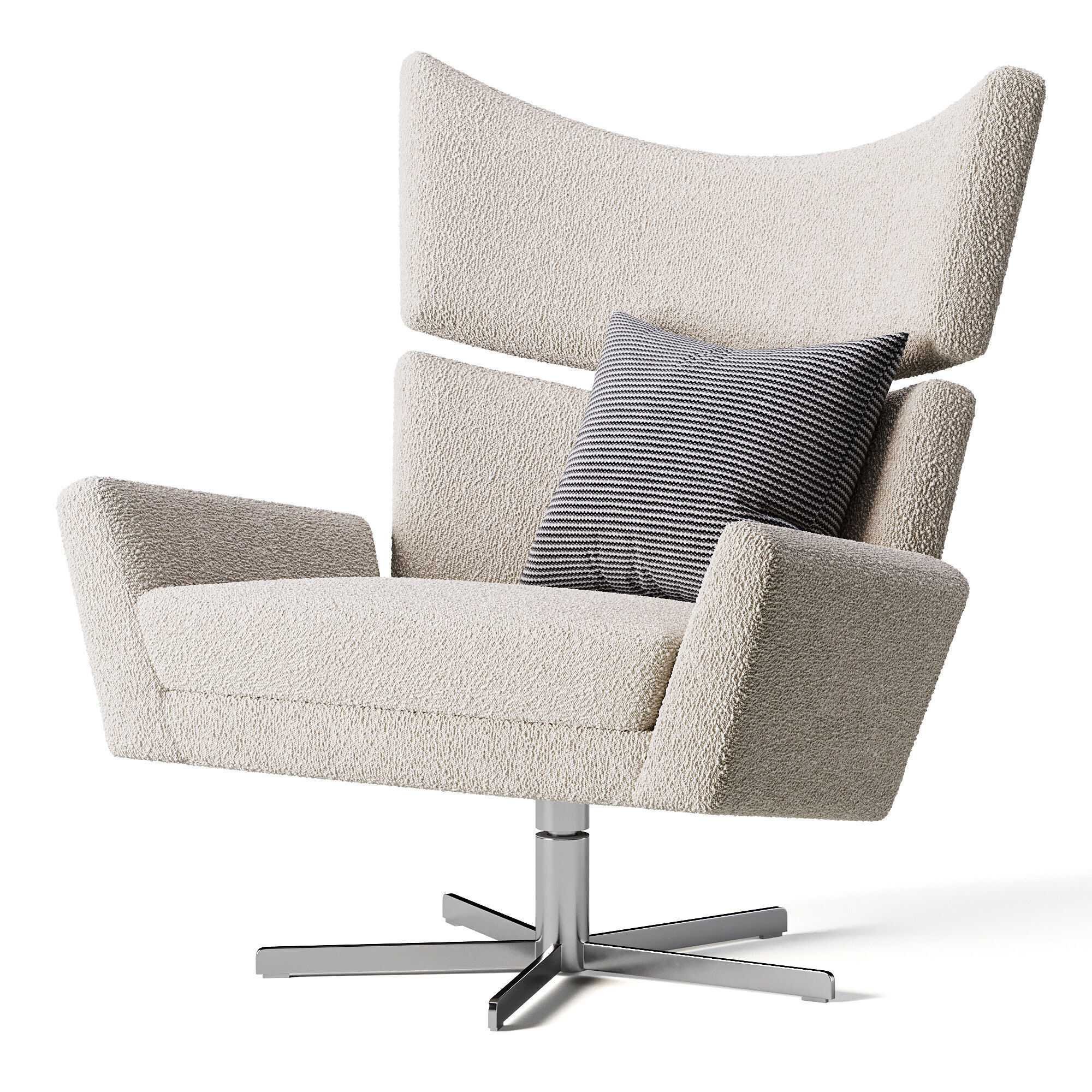 Swivel Chair Eduardo 3D model_10