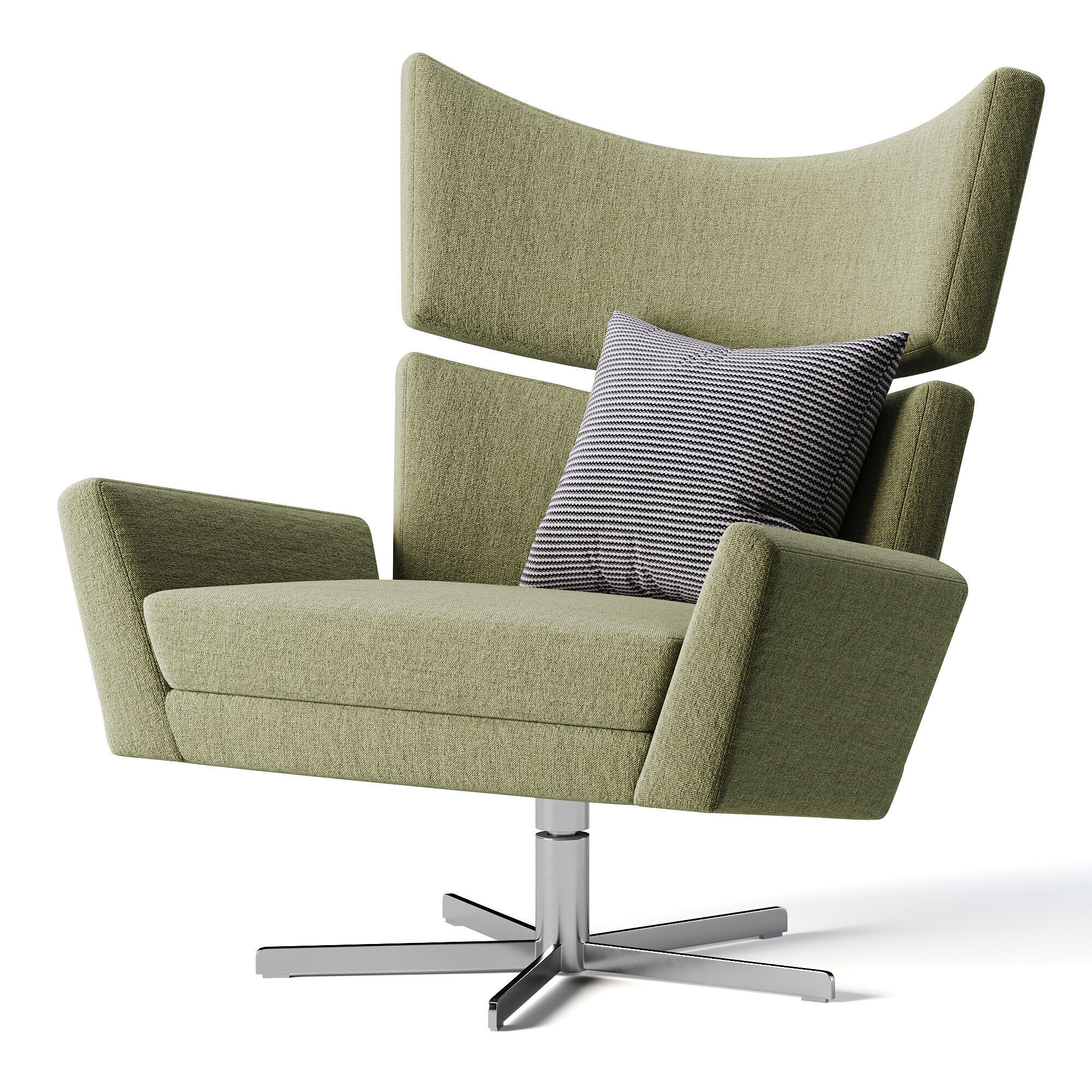 Swivel Chair Eduardo 3D model_6
