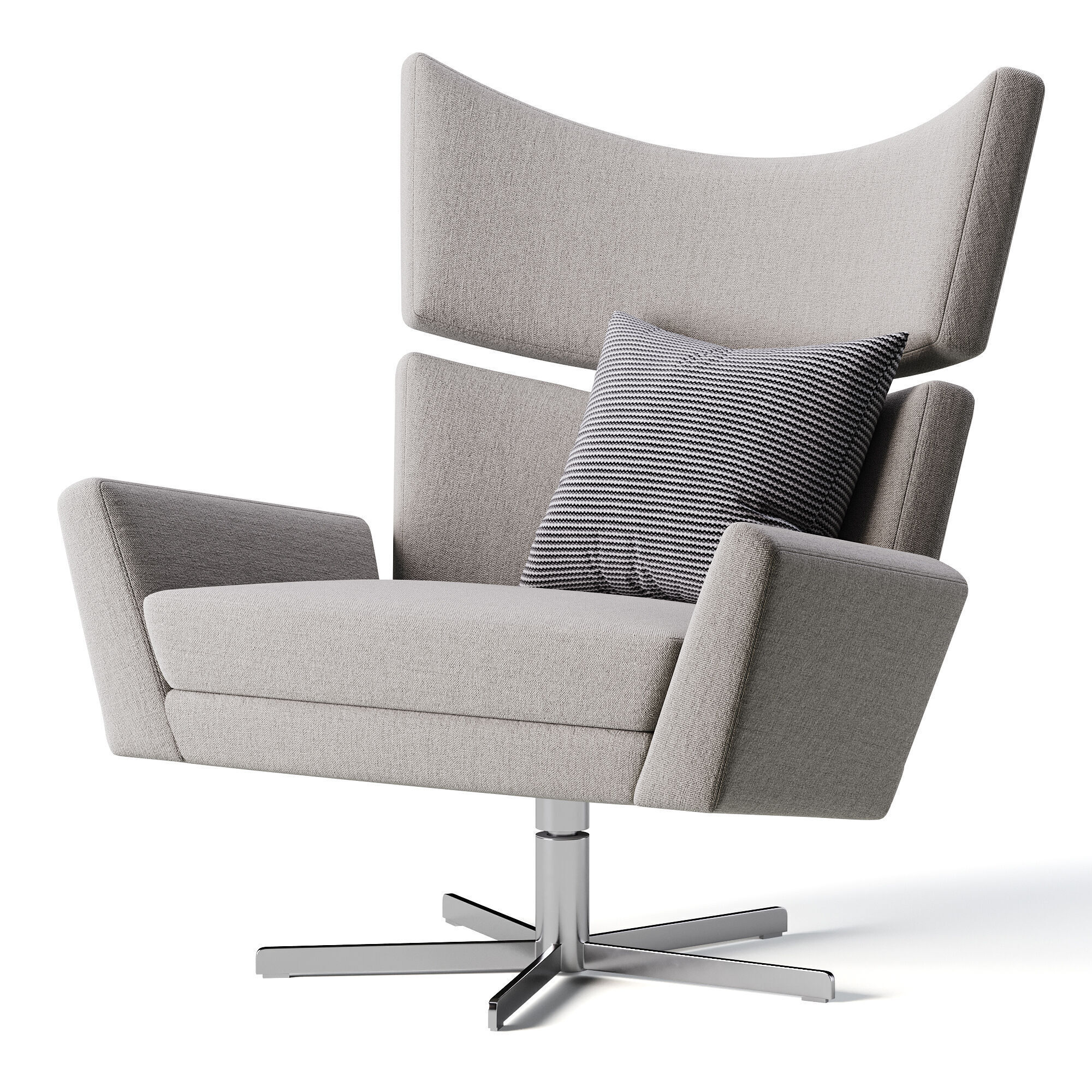 Swivel Chair Eduardo 3D model_11