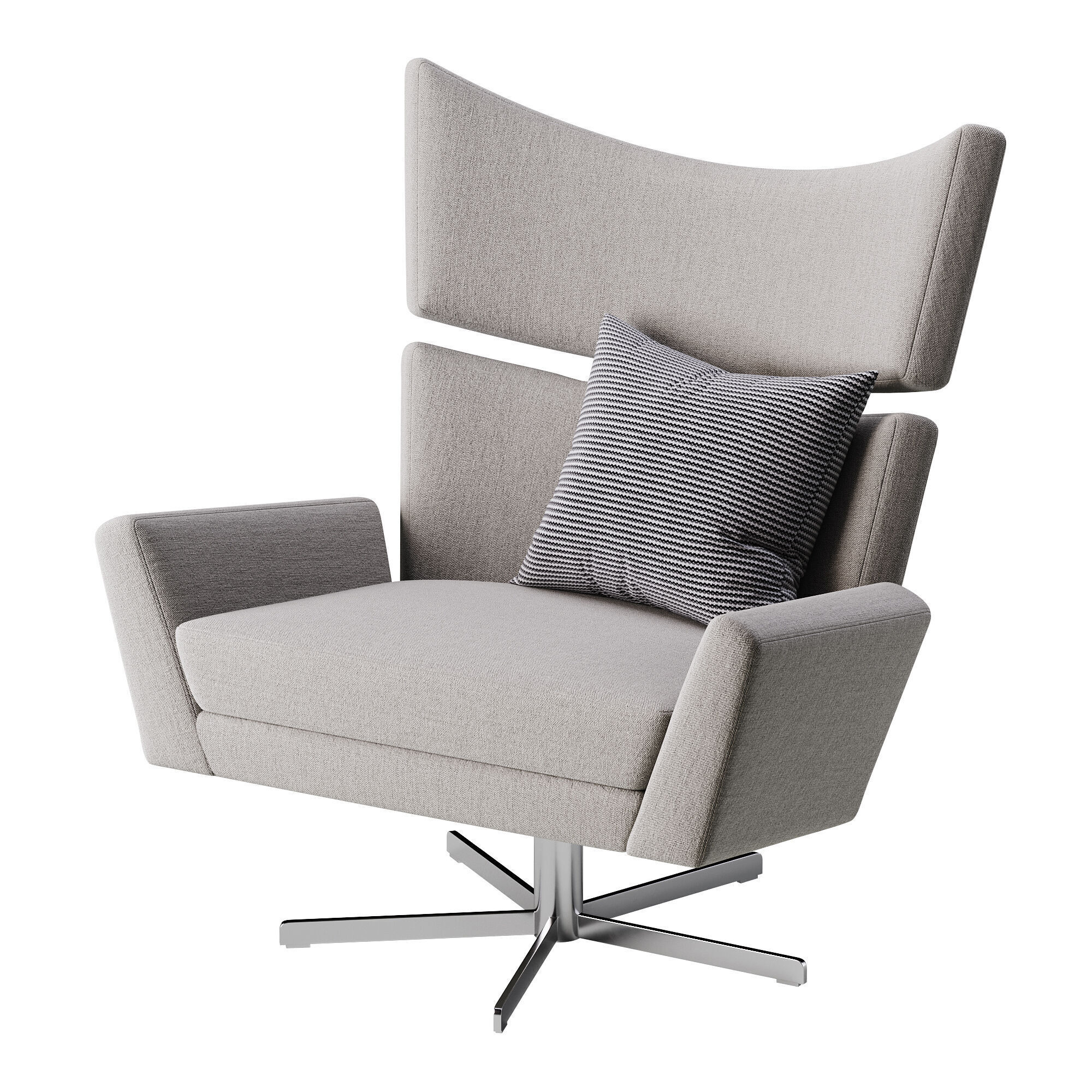 Swivel Chair Eduardo 3D model_8