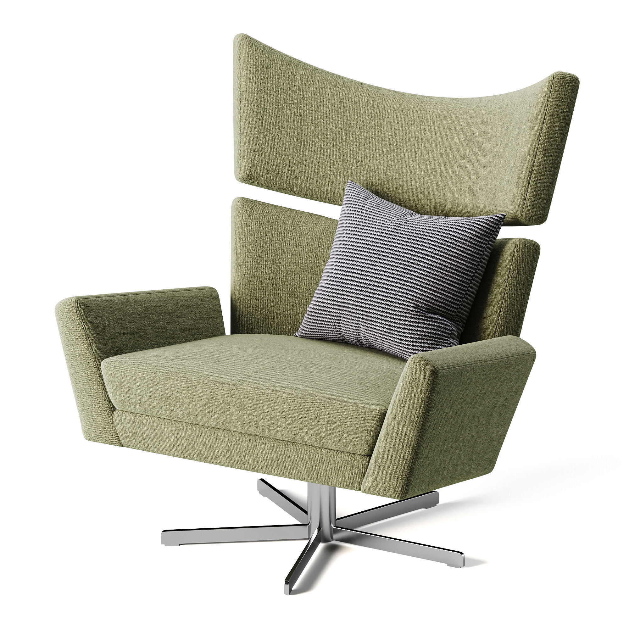 Swivel Chair Eduardo 3D model_7