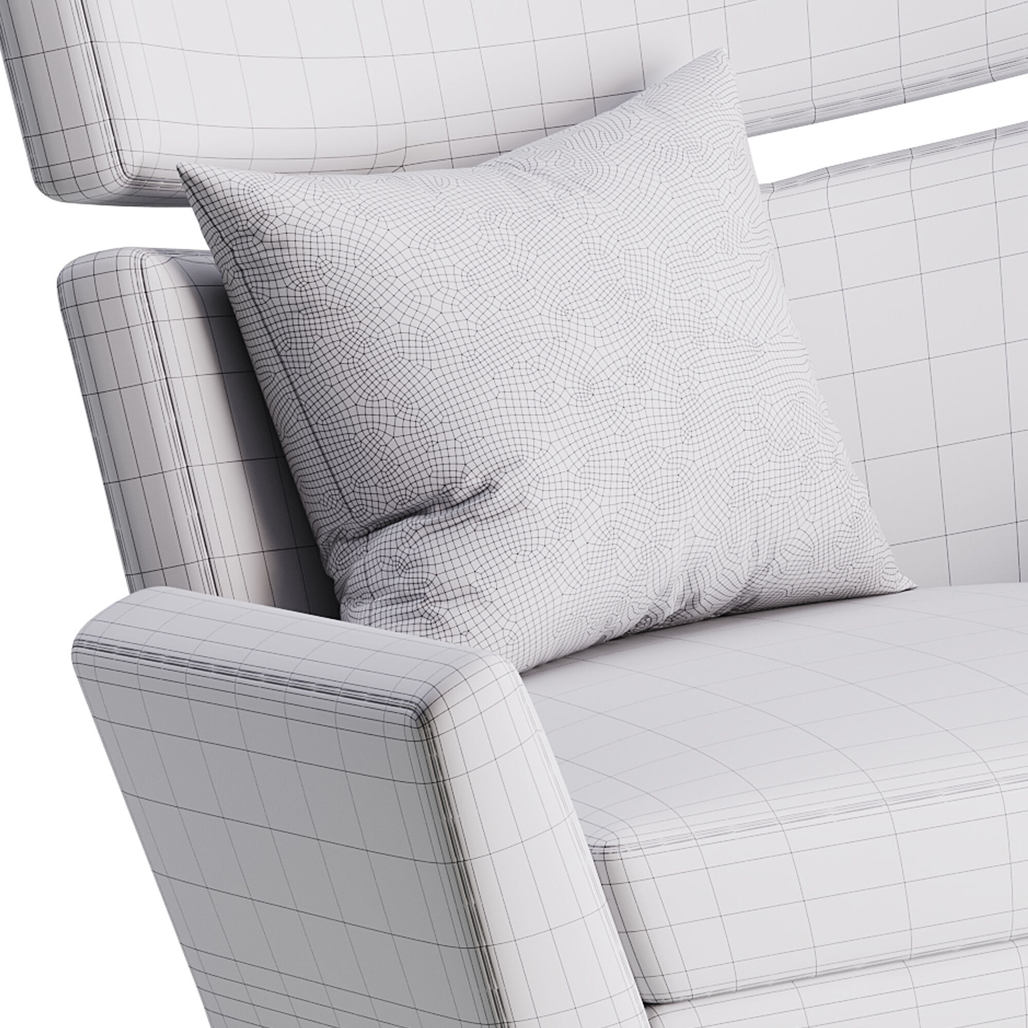 Swivel Chair Eduardo 3D model_14