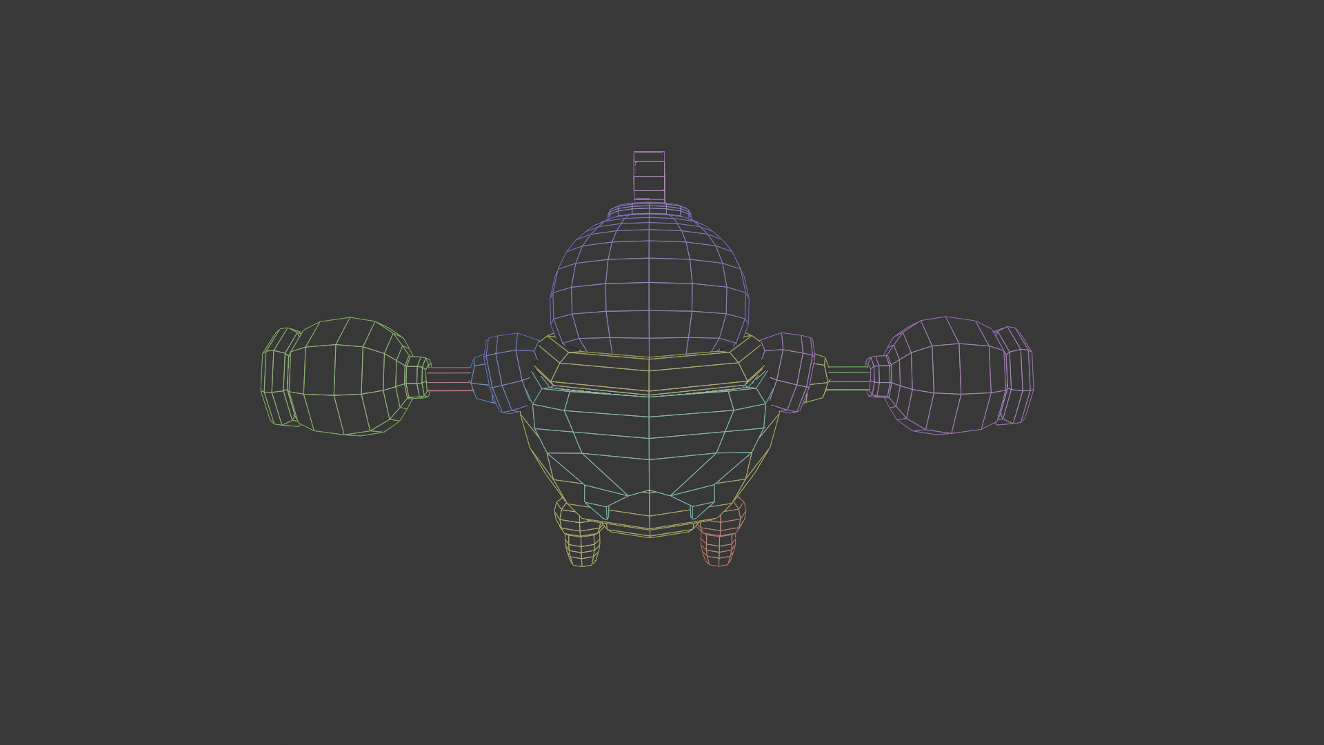 TICK FROM BRAWL STARS Low-poly 3D model_8