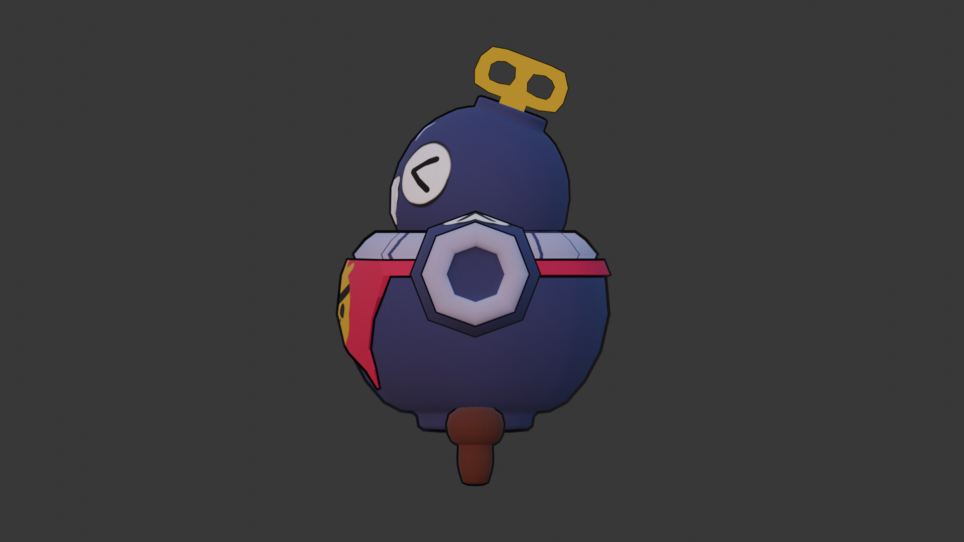 TICK FROM BRAWL STARS Low-poly 3D model_3