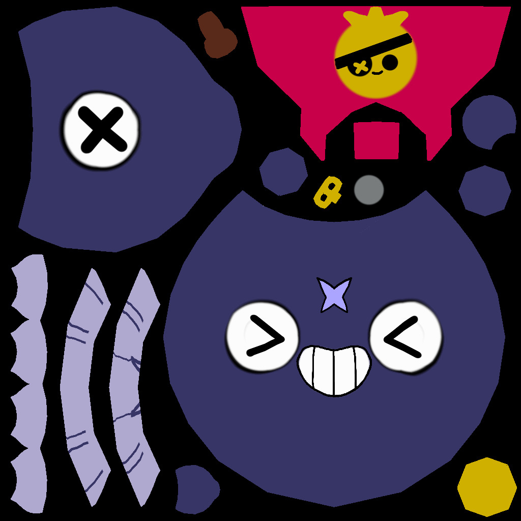 TICK FROM BRAWL STARS Low-poly 3D model_6