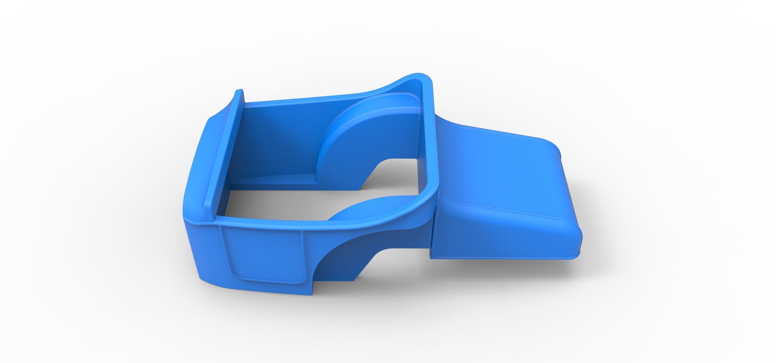 Shell of Vintage front engine dragster Version 3 Scale 1 to 25 3D print model_7