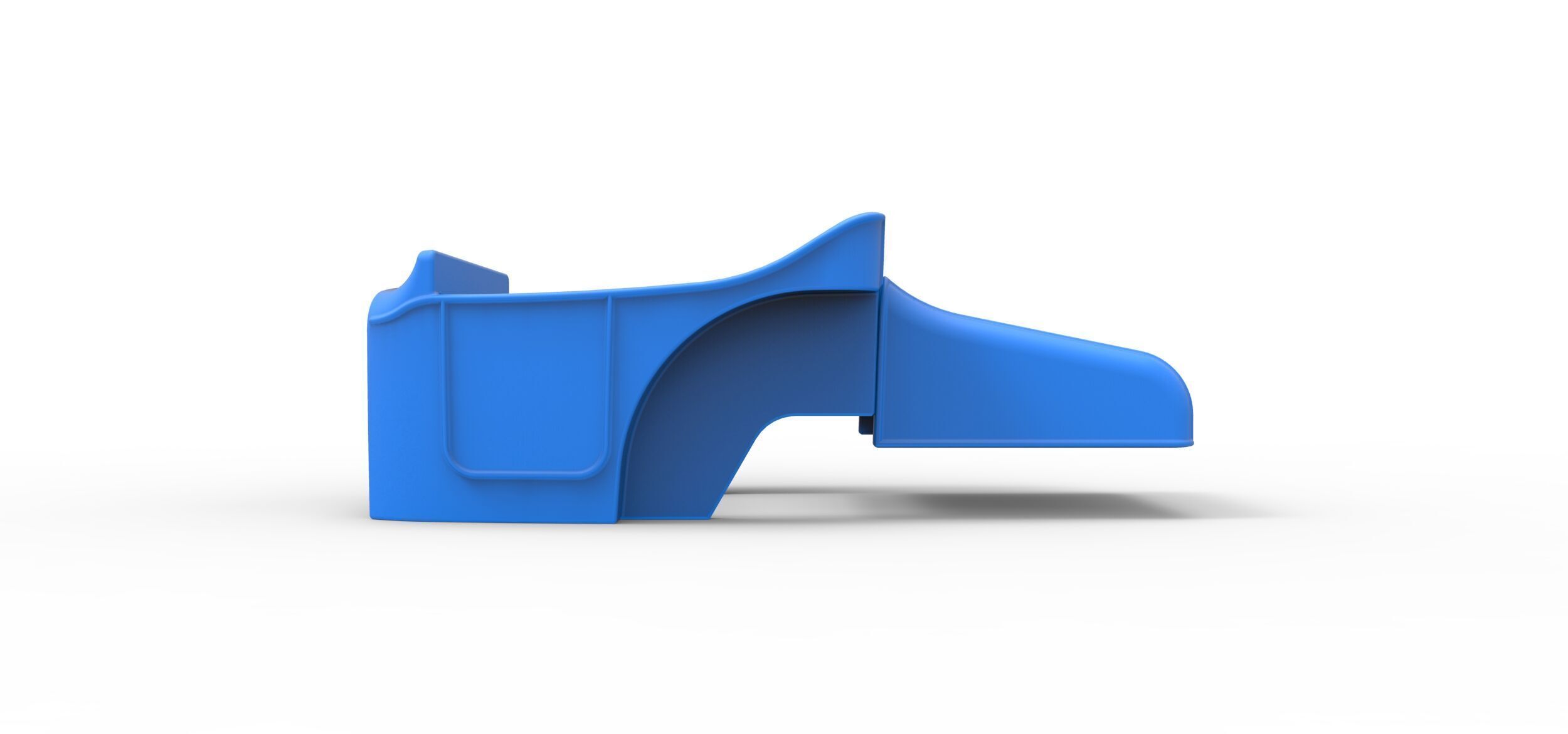 Shell of Vintage front engine dragster Version 3 Scale 1 to 25 3D print model_6