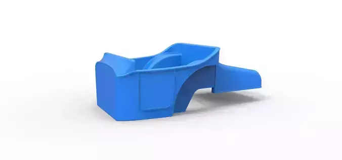 Shell of Vintage front engine dragster Version 3 Scale 1 to 25