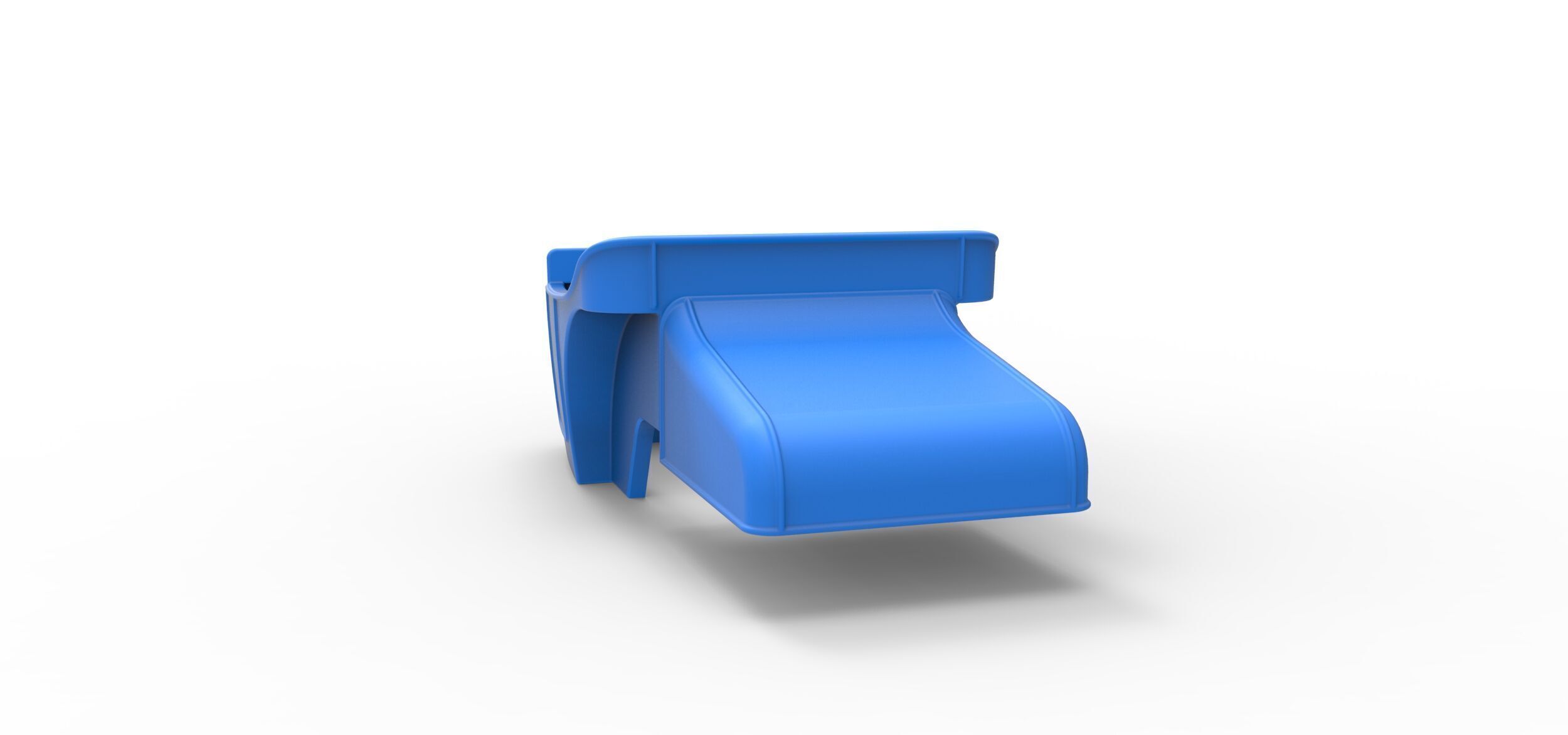 Shell of Vintage front engine dragster Version 3 Scale 1 to 25 3D print model_10