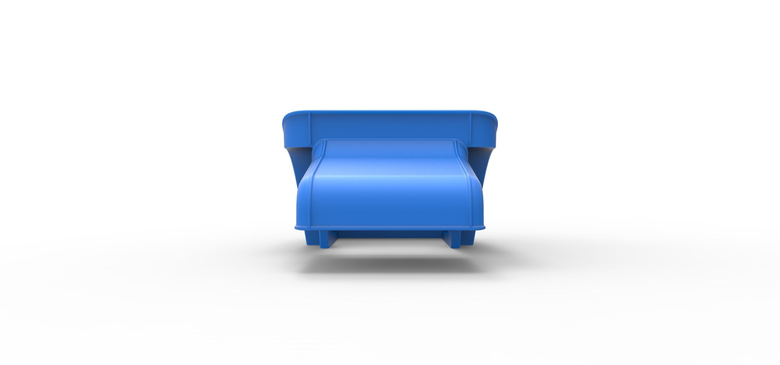 Shell of Vintage front engine dragster Version 3 Scale 1 to 25 3D print model_11