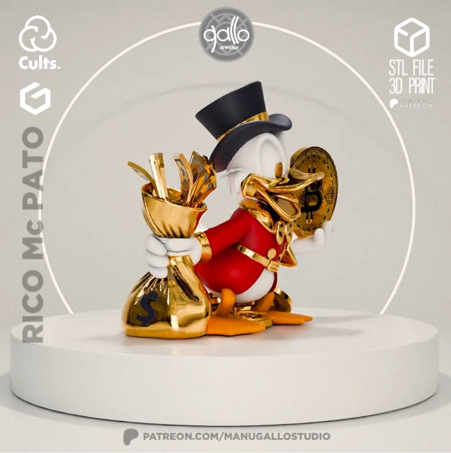 TIO RICO Mc PATO 3D print model_1
