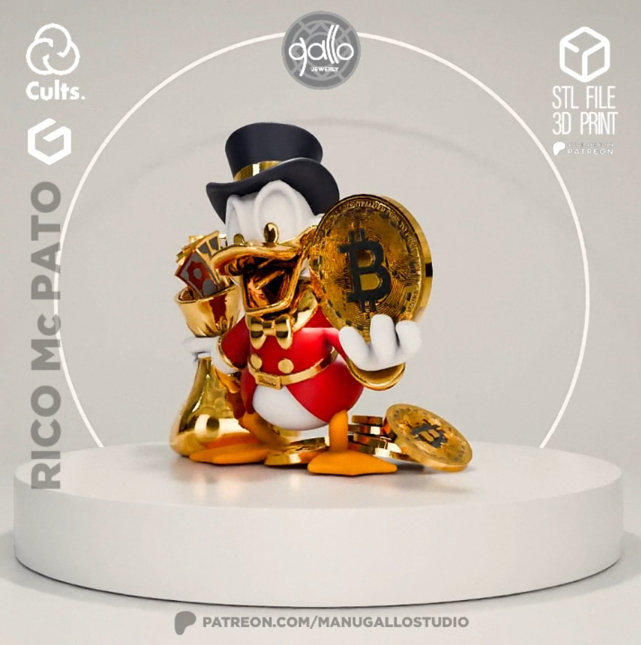 TIO RICO Mc PATO 3D print model_2