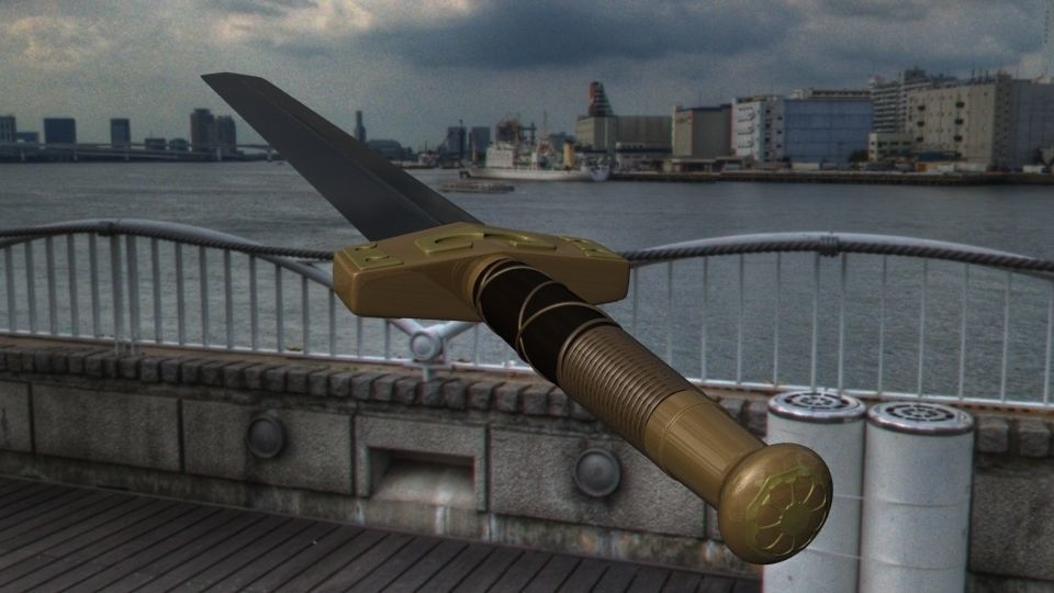 Meteor Sword Free 3D model_2