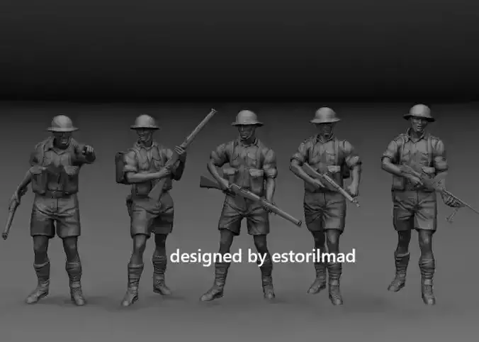 WW2 BRITISH SOLDIERS AFRICA 8 ARMY EL ALAMEIN