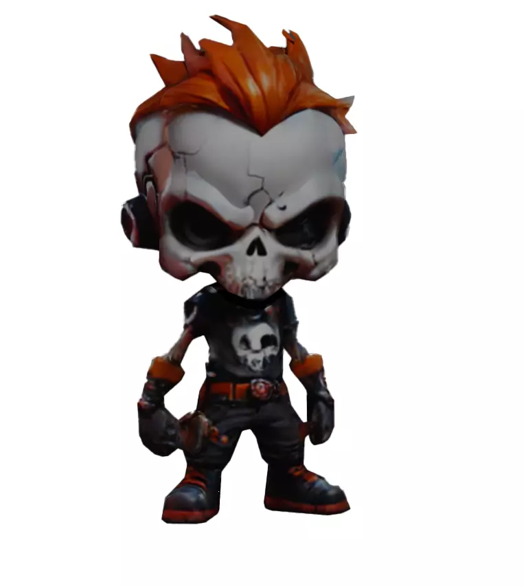 SkullPunker Free 3D model_0