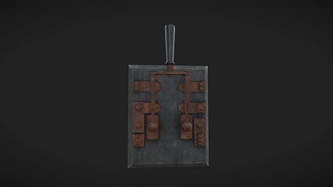 Lever 05 Low-poly 3D model