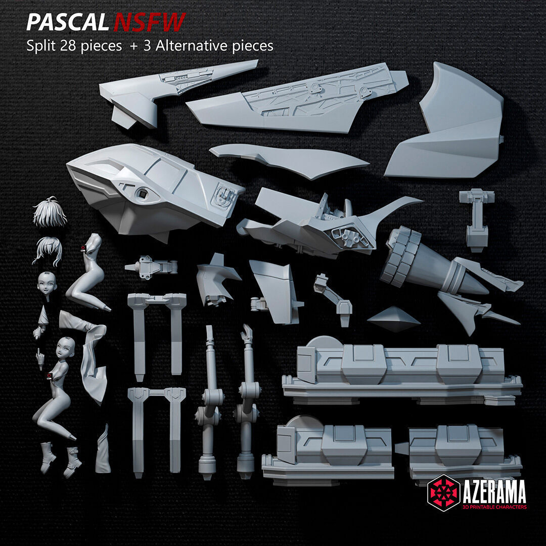 Pascal NSFW STL Ready for 3D Printing 3D print model_3