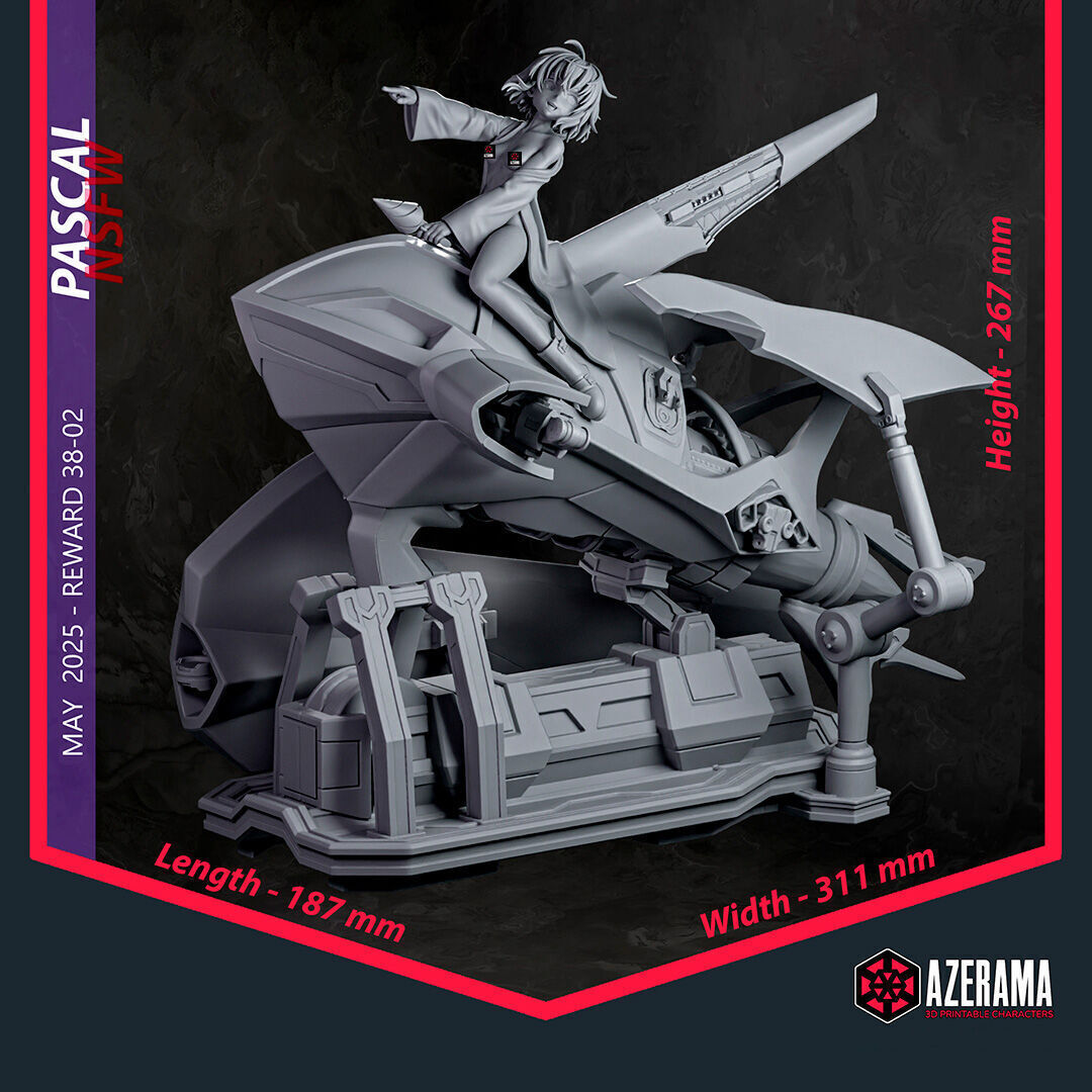 Pascal NSFW STL Ready for 3D Printing 3D print model_1