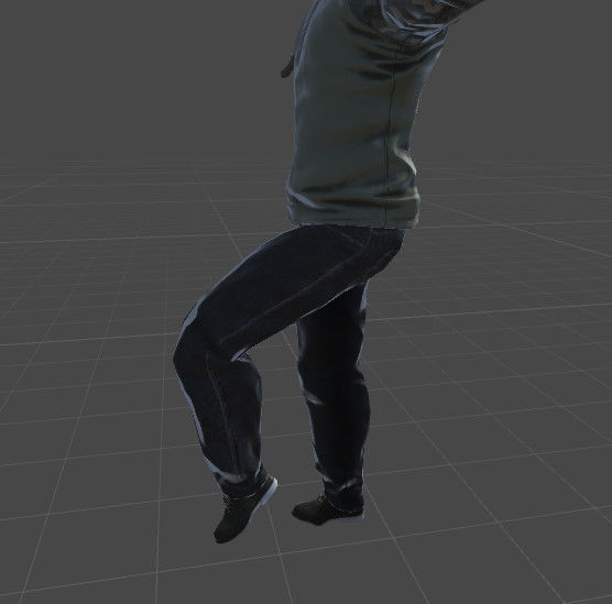 3D High Quality Character Rigged Low-poly 3D model_3