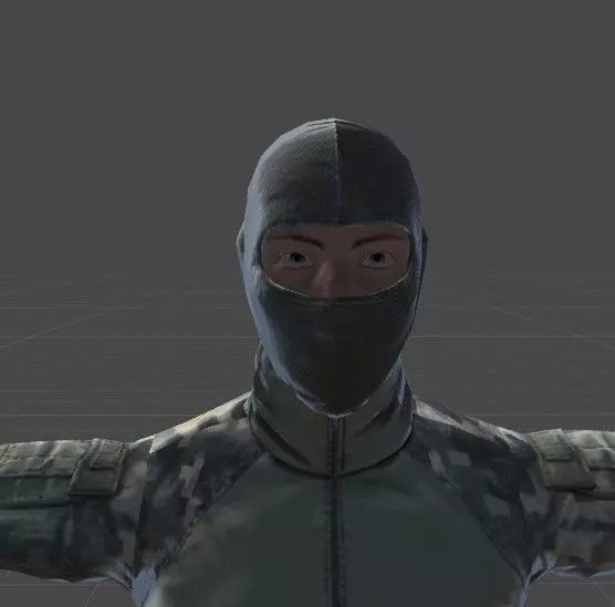 3D High Quality Character Rigged Low-poly 3D model_0