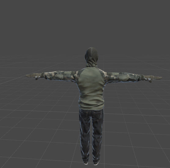 3D High Quality Character Rigged Low-poly 3D model_2