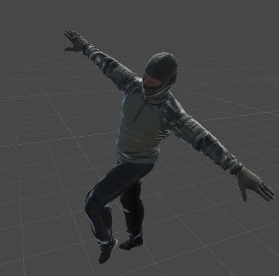 3D High Quality Character Rigged Low-poly 3D model_4