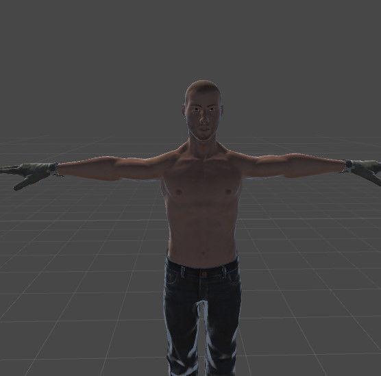 3D High Quality Character Rigged Low-poly 3D model_5