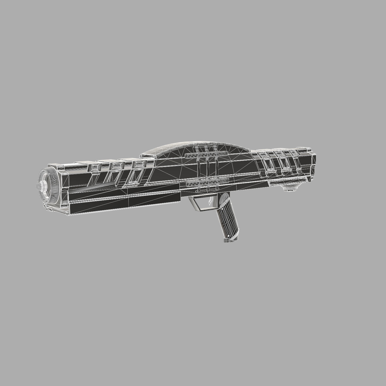 Sci-Fi Shotgun 3D model_12