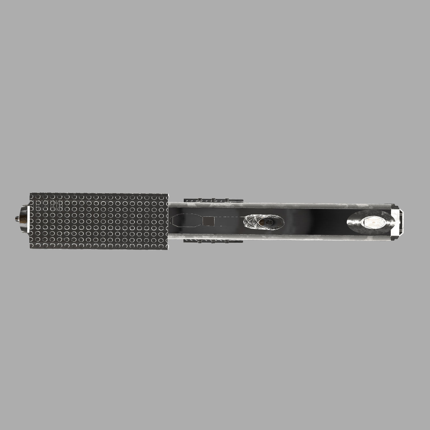 Sci-Fi Shotgun 3D model_9