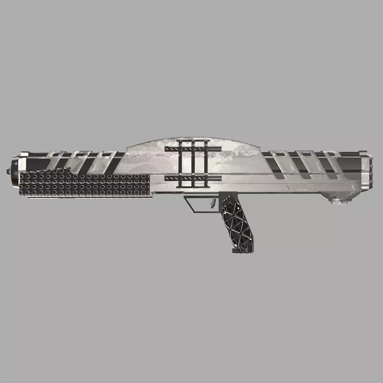 Sci-Fi Shotgun 3D model_0