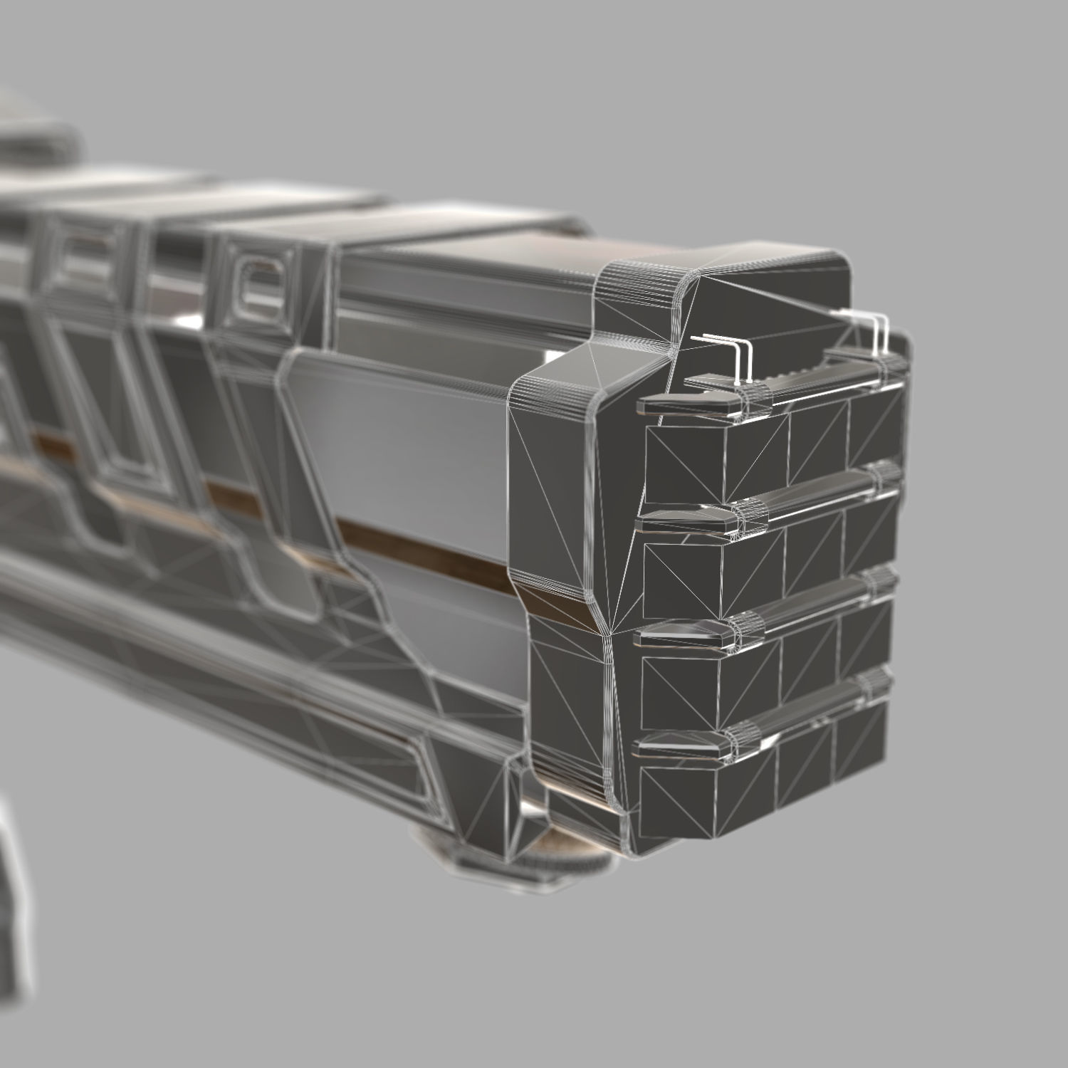 Sci-Fi Shotgun 3D model_15